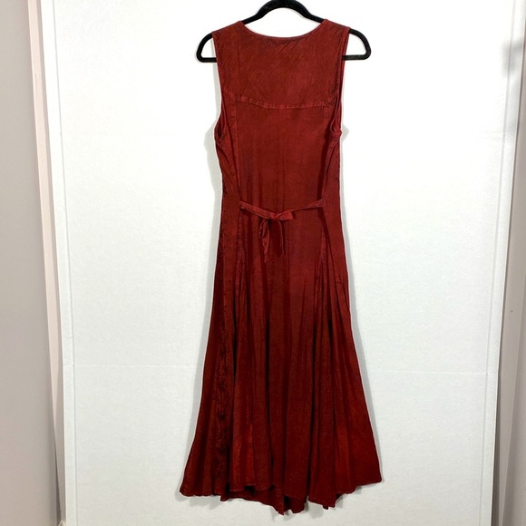 Sakkas Deep Red Maxi Dress S/M - Picture 8 of 13
